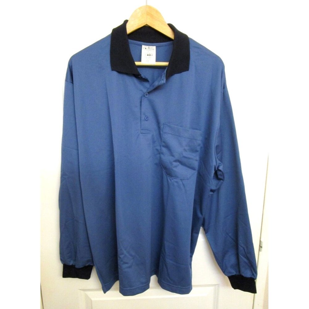 Men’s Polo Reg./Large Casual/Dress/Work Shirt Long Sleeve & Pocket Model 190 NWT